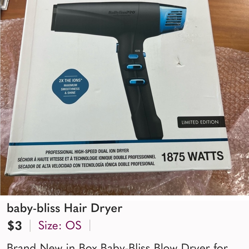 Blow dryer
